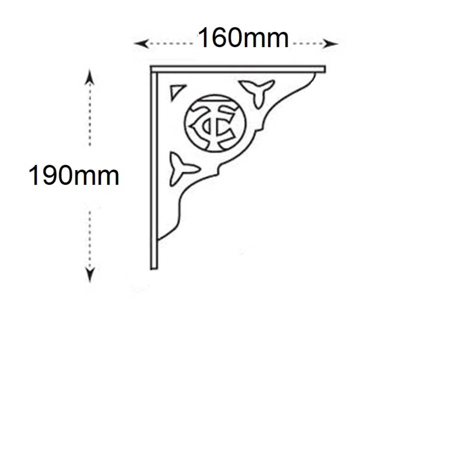 Medium TC Cistern Brackets   Tech