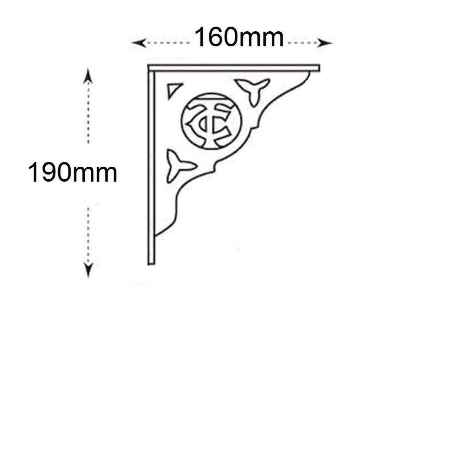 Medium TC Cistern Brackets   Tech