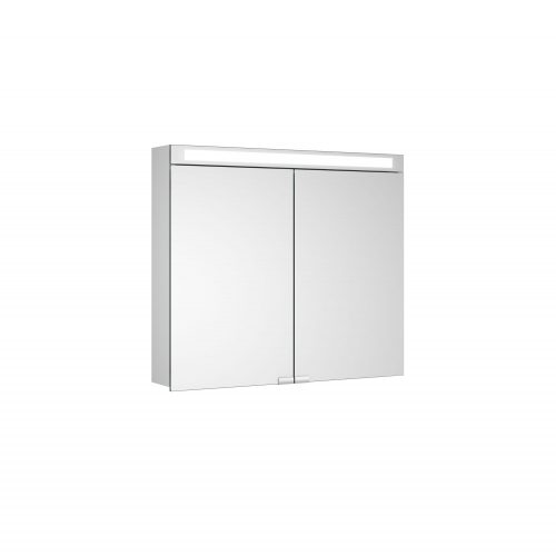 West One Bathrooms Allumino Double Mirror Cabinet