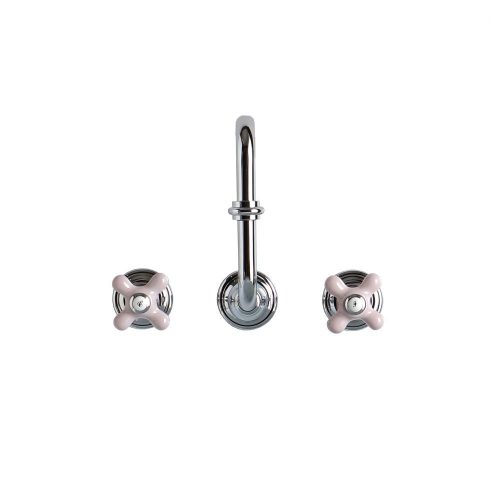 west one bathrooms cut out brassware 3 hole chrome with pink 1000×1000