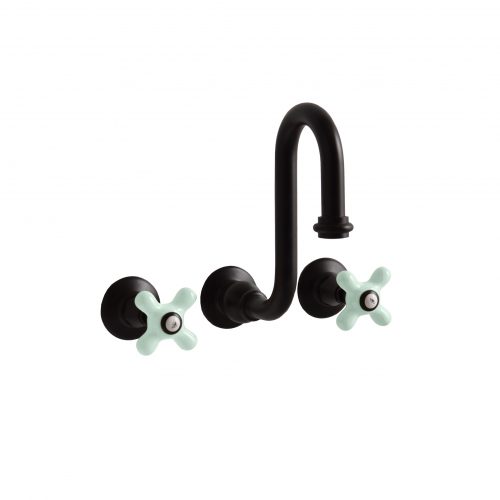 West One Bathrooms Online Broadway Brassware Black Green