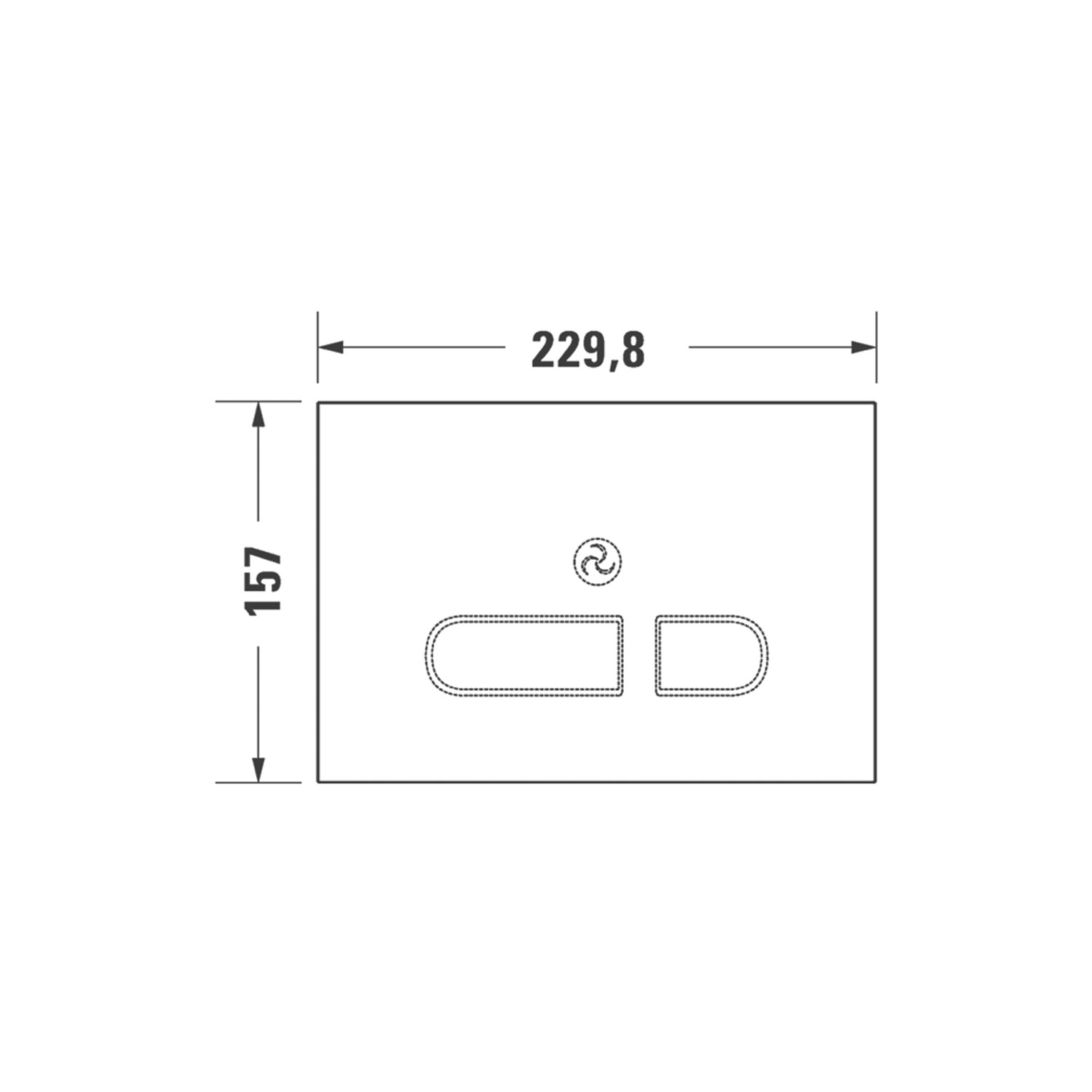 West One Bathrooms Online Duravit Flushplate Tech