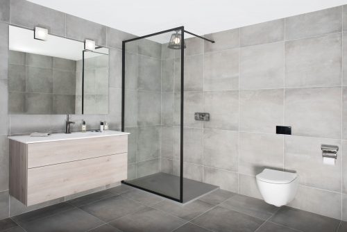 west one bathrooms industrial border collection
