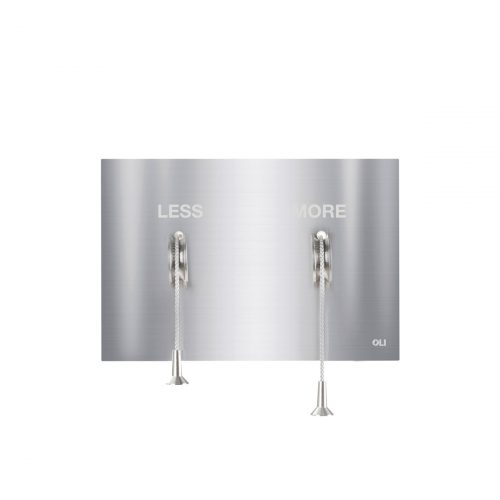 West One Bathrooms LESSISMORE  Brushed Stainless Steel