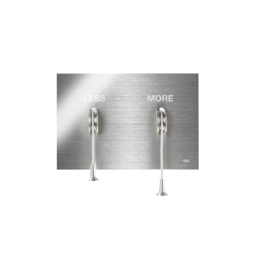 West One Bathrooms LESSISMORE CROMO SPAZZOLATO REV01