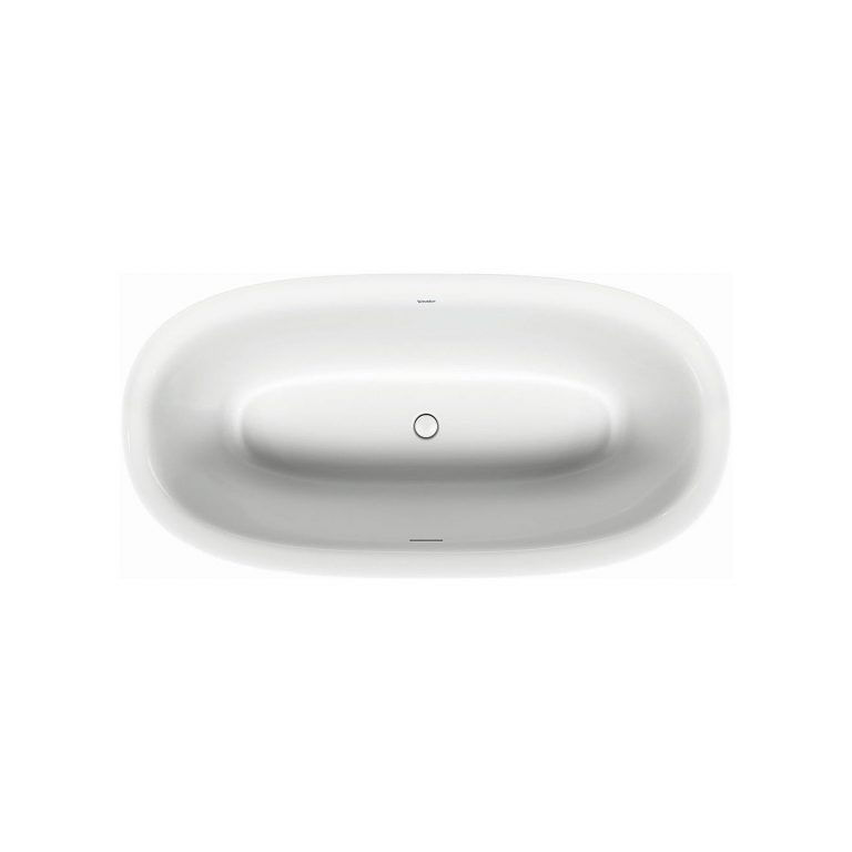 Duravit White Tulip Freestanding Oval Bath 2 Size Options West One Bathrooms Online