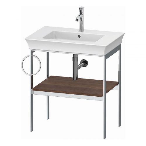 West One Bathrooms White Tulip Metal Consol L