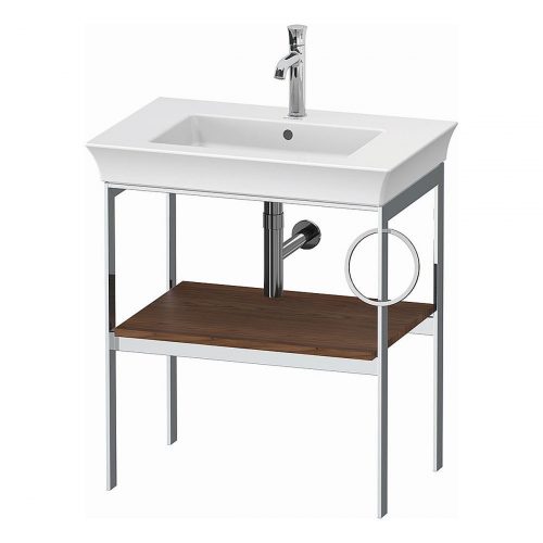 West One Bathrooms White Tulip Metal Consol R