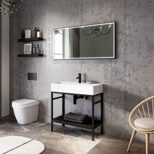 West One Bathrooms Online Concept Noirn 80cm