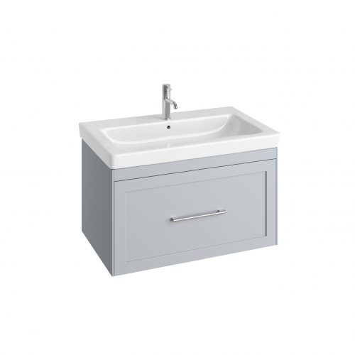 West One Bathrooms Shaker Light Grey Subway