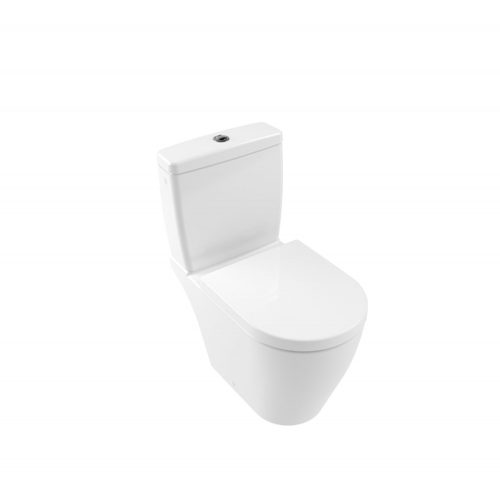 West One Online VB Solna Rimless Close Coupled WC & Soft Close Seat