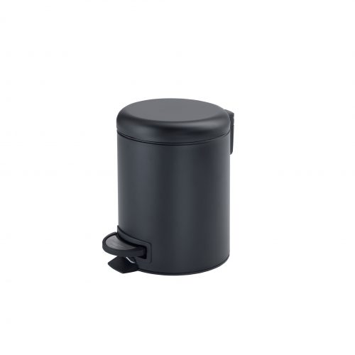 West One Bathrooms Online Potty Pedal Bin Black 3L