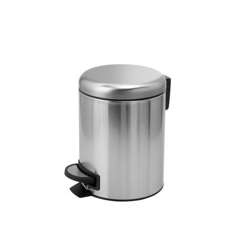 West One Bathrooms Online Potty Pedal Bin Chrome 3L