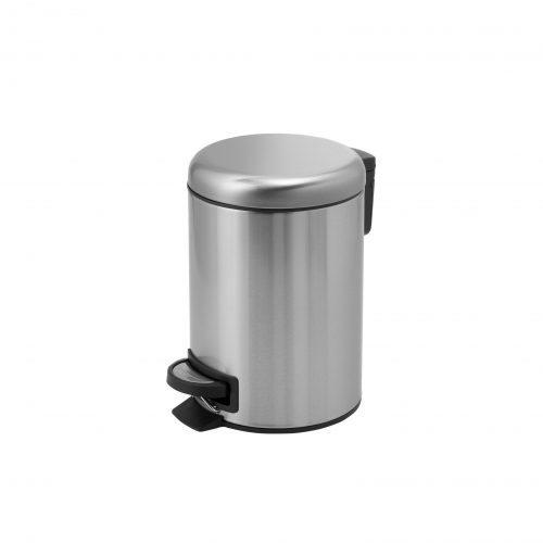 West One Bathrooms Online Potty Pedal Bin Chrome 5L