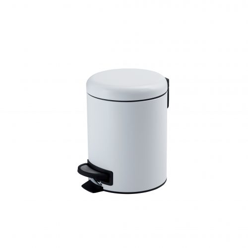 West One Bathrooms Online Potty Pedal Bin White 3L