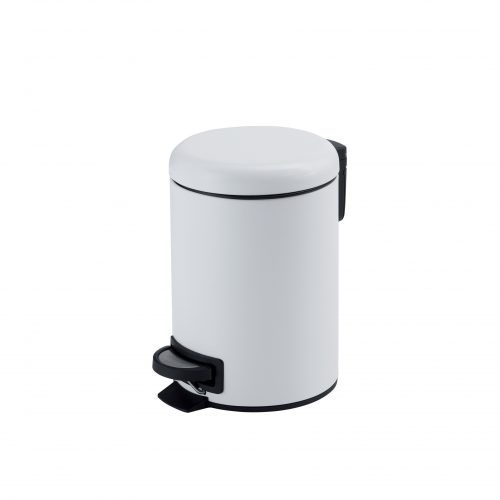 West One Bathrooms Online Potty Pedal Bin White 5L