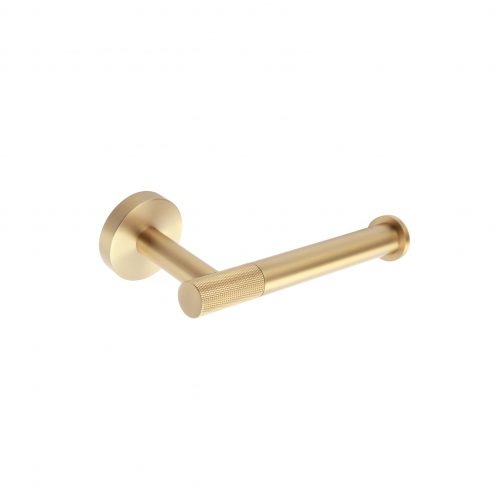 West One Bathrooms Online Turner Open Toilet Roll Holder brushed brass