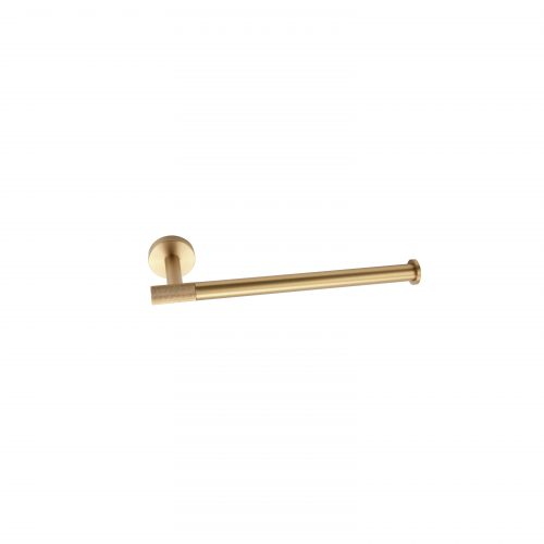 West One Bathrooms Online Turner Open Towel Bar – brushed brass