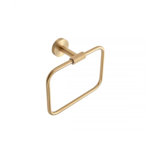 West One Bathrooms – TRN 114020 BB turner towel ring brushed brass