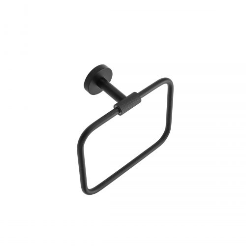 West One Bathrooms – TRN 114020 BK turner towel ring black