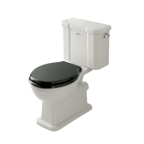 Weet One Bathrooms Online BC Designs Victrion Close Coupled Toilet Black