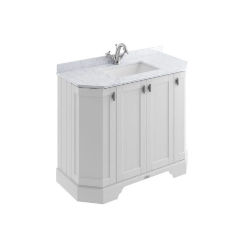West One Bathrooms Online  7 Victrion 1000 angled grey WT white 1 H v1 (FLAT)
