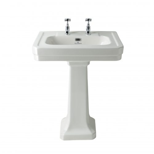 West One Bathrooms Online Victrion 640mm Basin 2TH