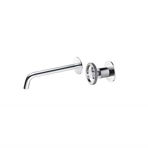 West One Bathrooms Online  Fontley 2 tap hole basin mixer CP TCFO402WSCP