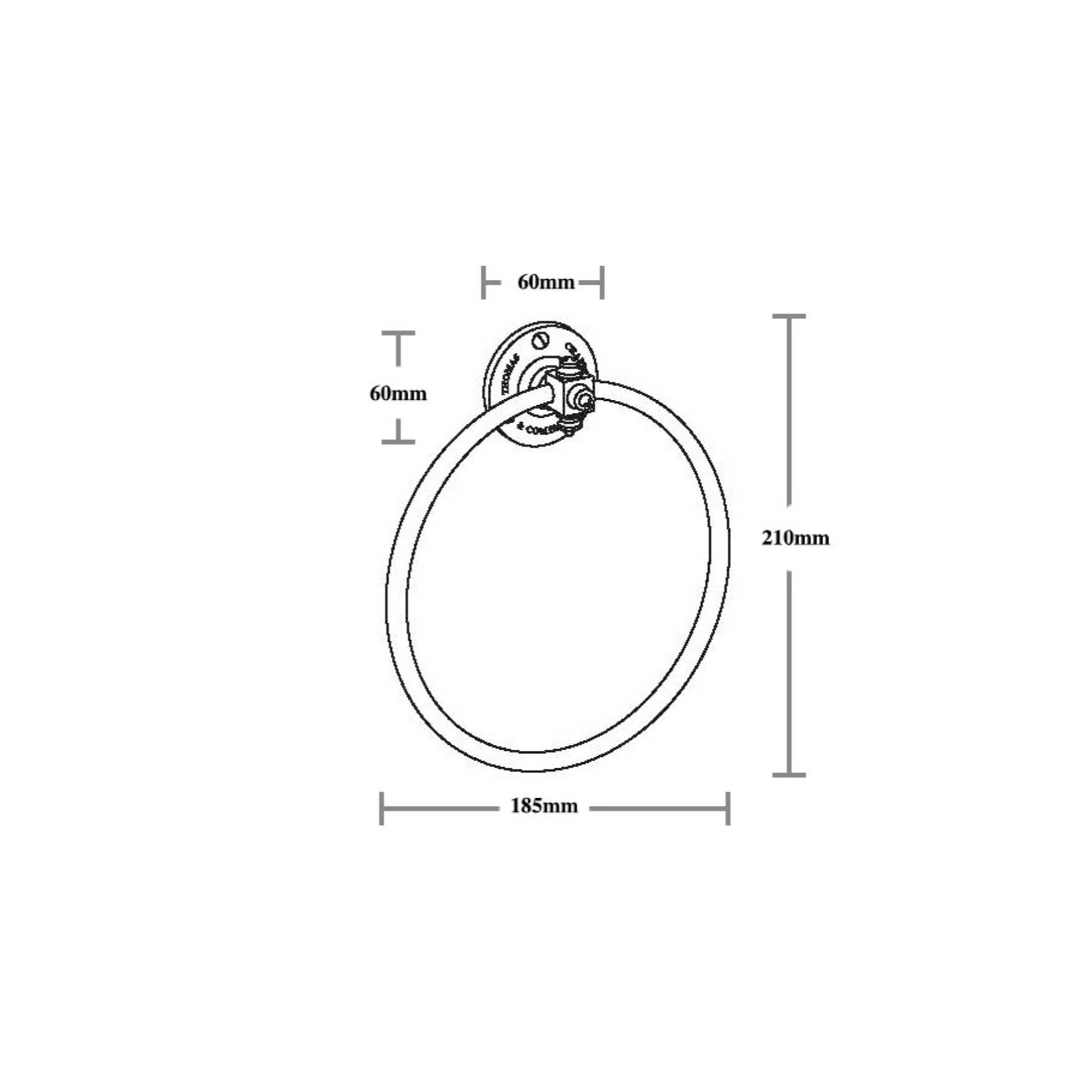 West One Bathrooms Online Marlborough Towel Ring