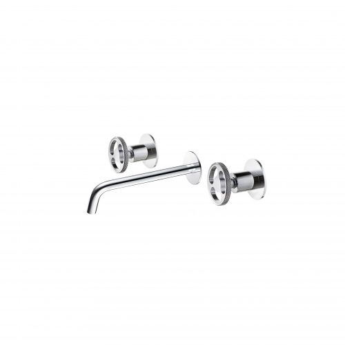 West One Batrooms Online Fontley 3 tap hole wall mounted basin mixer CP scaled