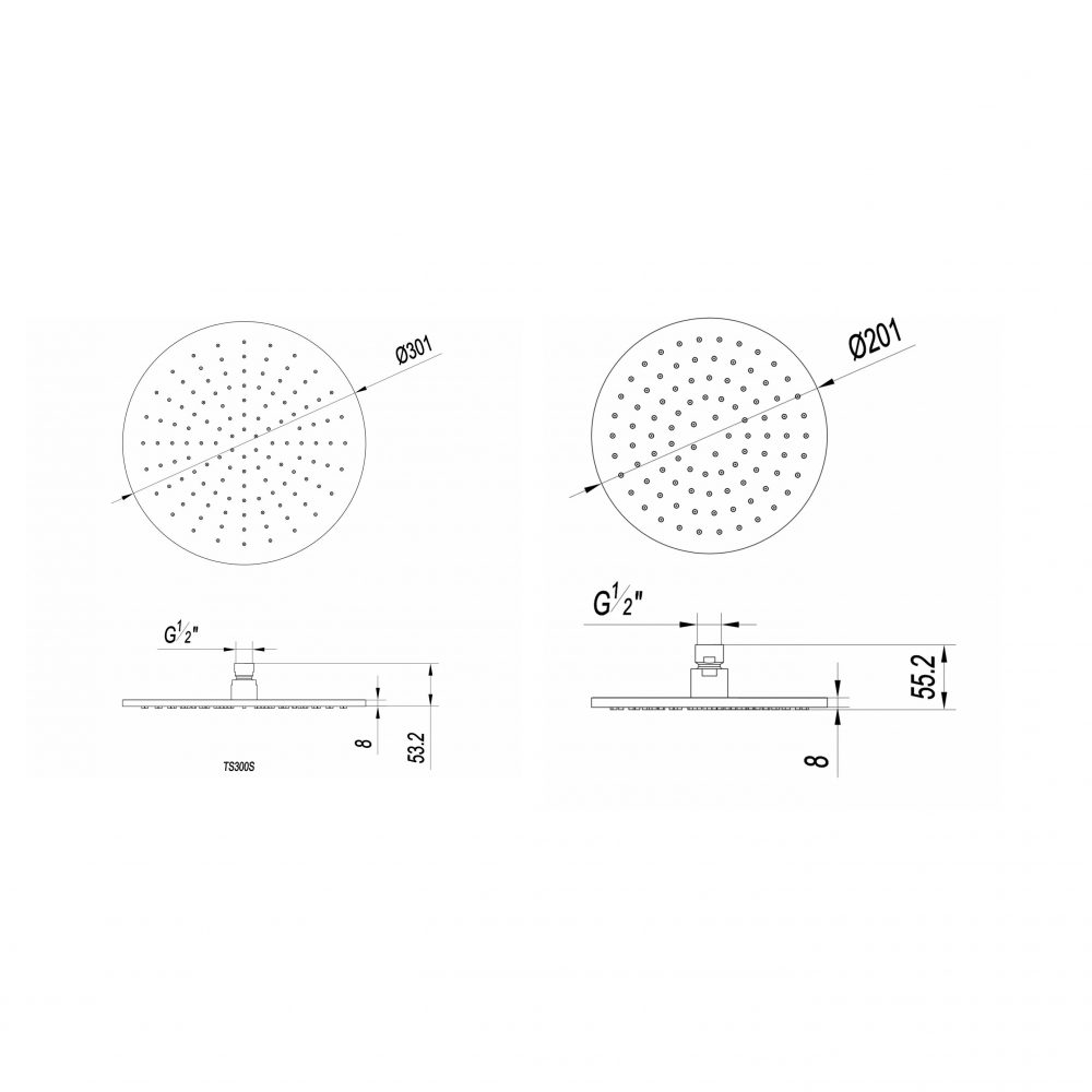 3ONE6 Shower Head West One Bathrooms Online