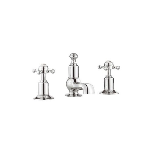 WOBO Belgravia 3 Hole Basin Mixer V1