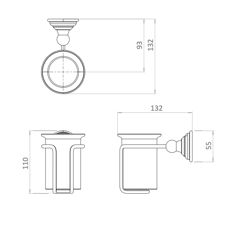 WOBO Belgravia Tumbler Holder TECH