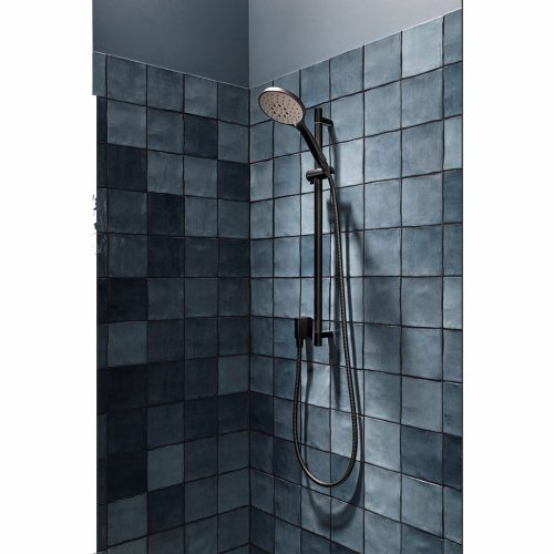 WOB – mpro matt black shower rail a1 w900 h900