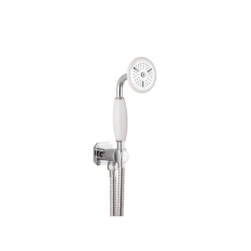 WOBO Belgravia Shower Handset, Wall Outlet & Hose V4