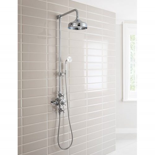 WOBO Belgravia Thermostatic Shower Kit with Handset & Hose LIFESTYLE V1