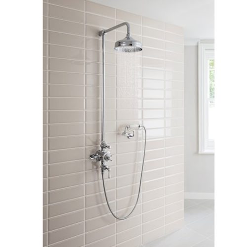 WOBO Belgravia Thermostatic Shower Kit with Wall Cradle  LIFESTYLE