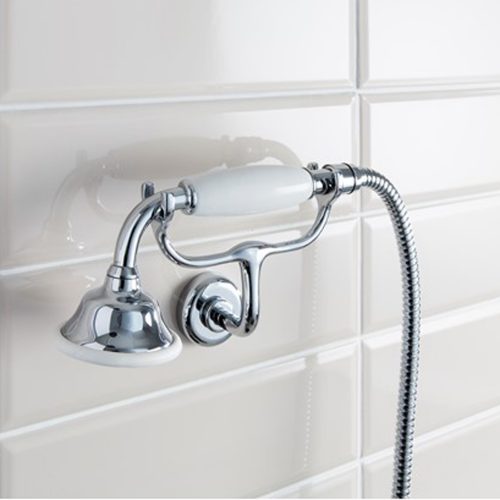 WOBO Belgravia Thermostatic Shower Kit with Wall Cradle LIFESTYLE V1