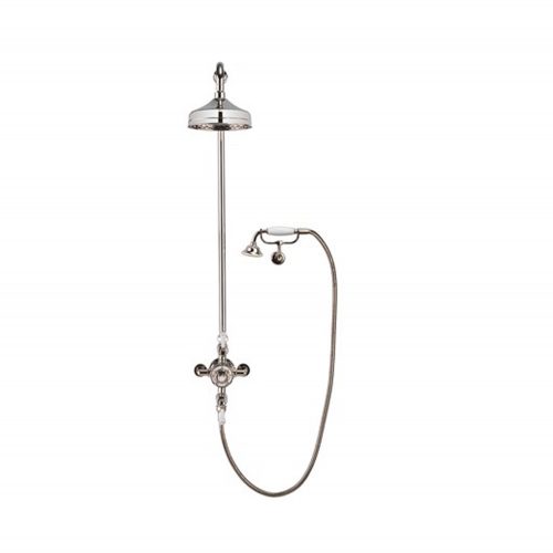 WOBO Belgravia Thermostatic Shower Kit with Wall Cradle V3