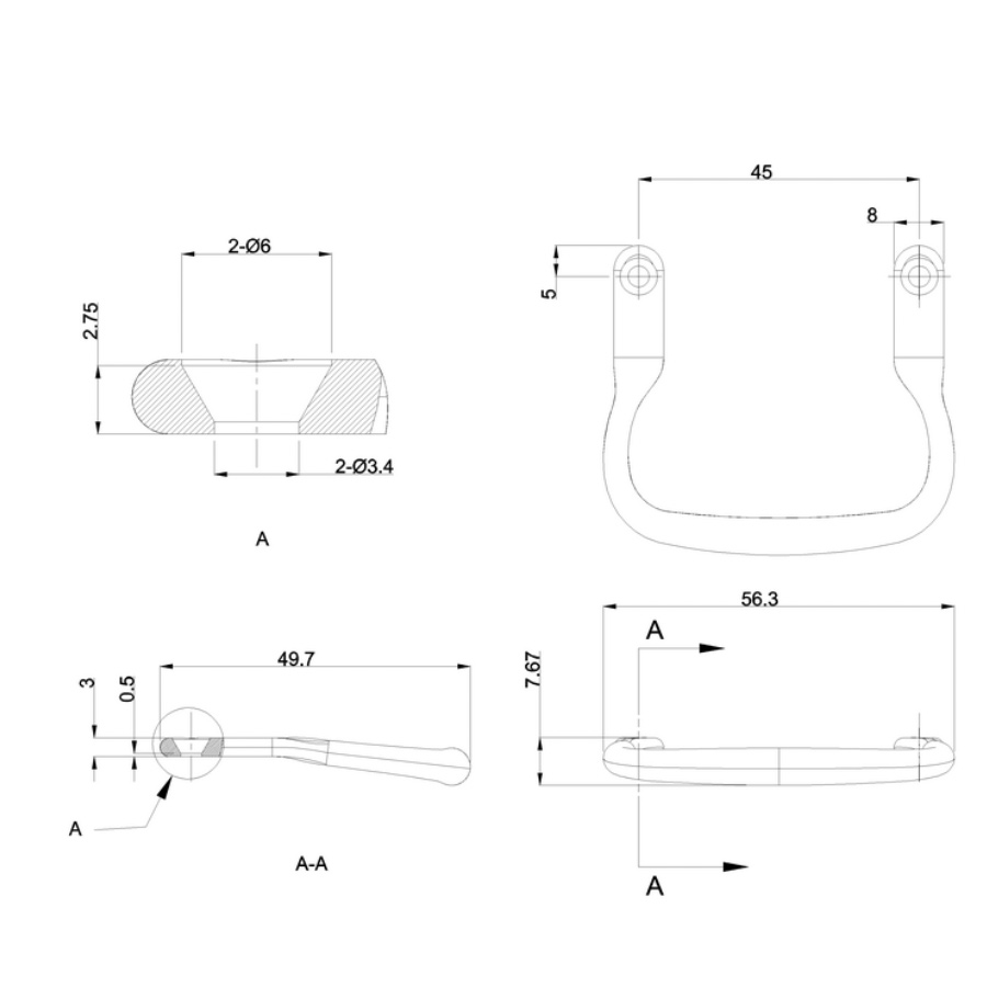 WOBO Burlington Toilet Seat Handles TECH