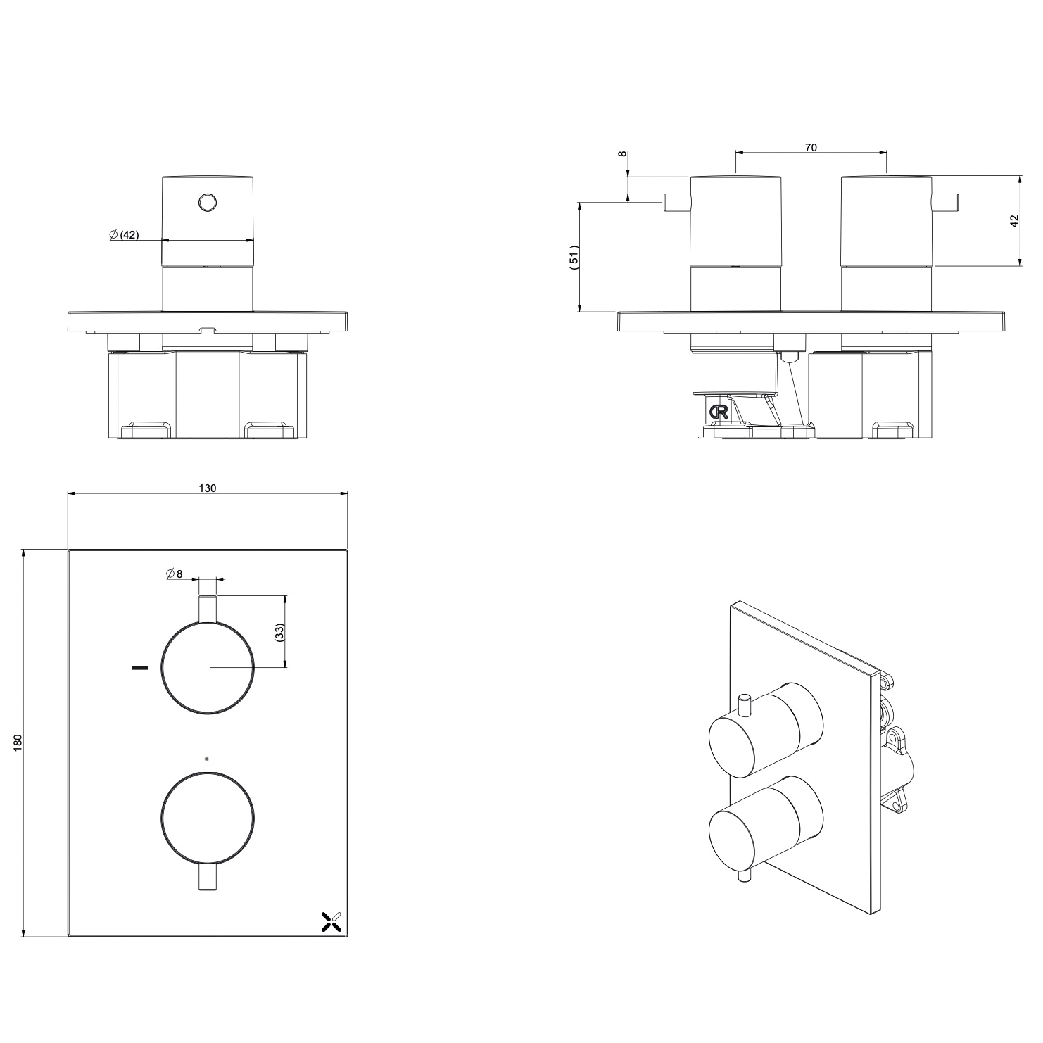 WOBO MPRO Crossbox 1 Outlet Valve TECH