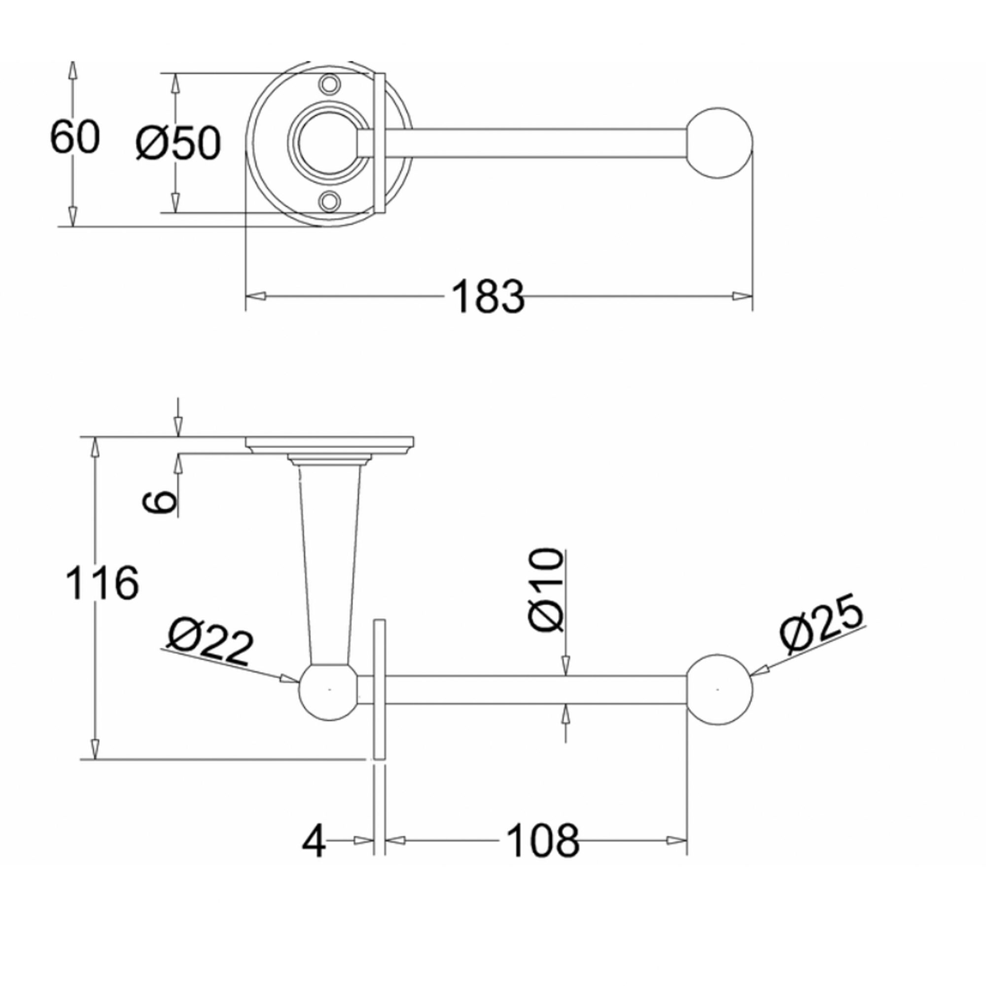 WOBO  Burlington Spare Toilet Roll Holder