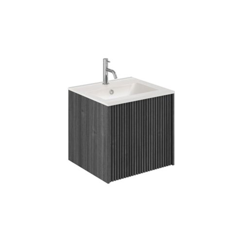 WOBO Crosswater Limit Single Drawer White Vitreous China Basin & Vanity Unit