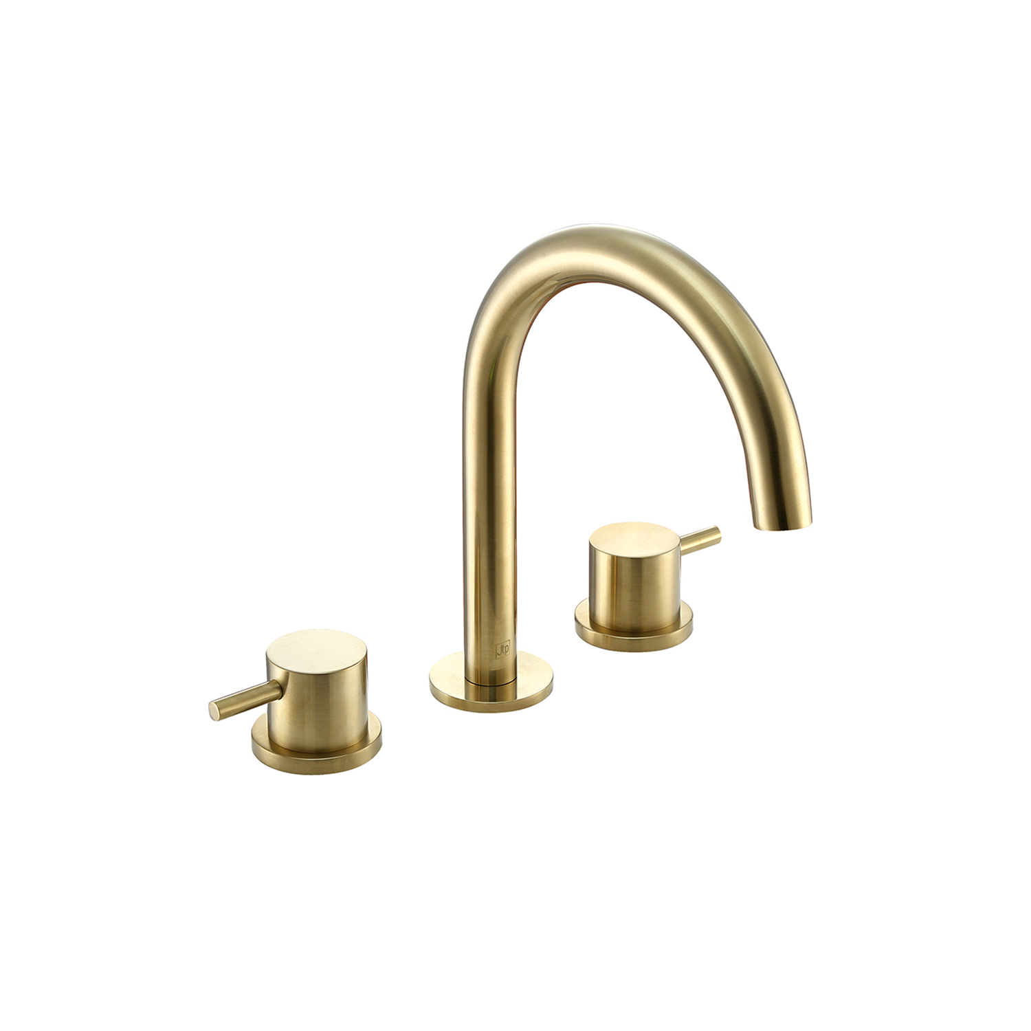 YOO 3 Hole Deck Mounted Basin Mixer, 160mm Brass