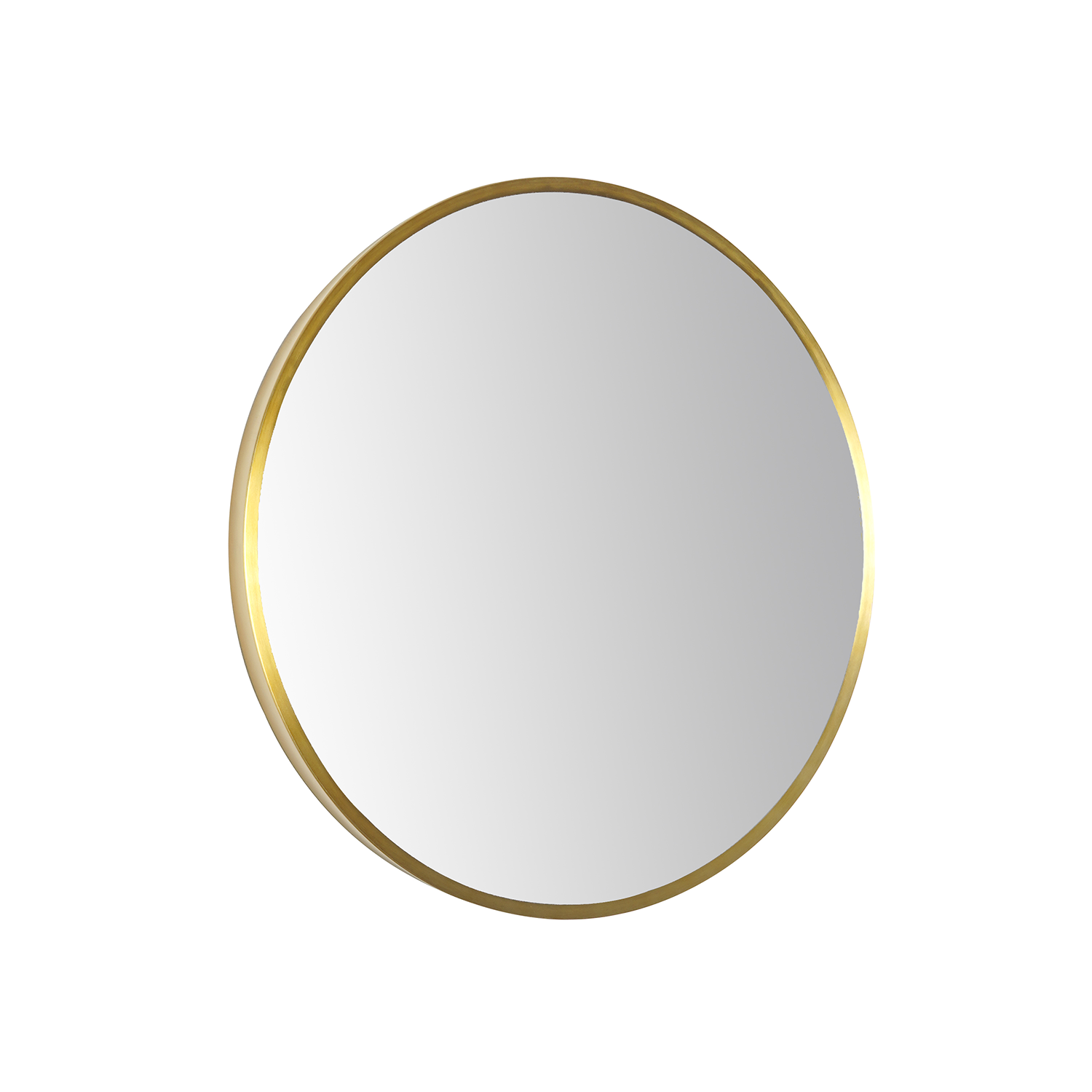 YOO Round Mirror, 600mm Brass