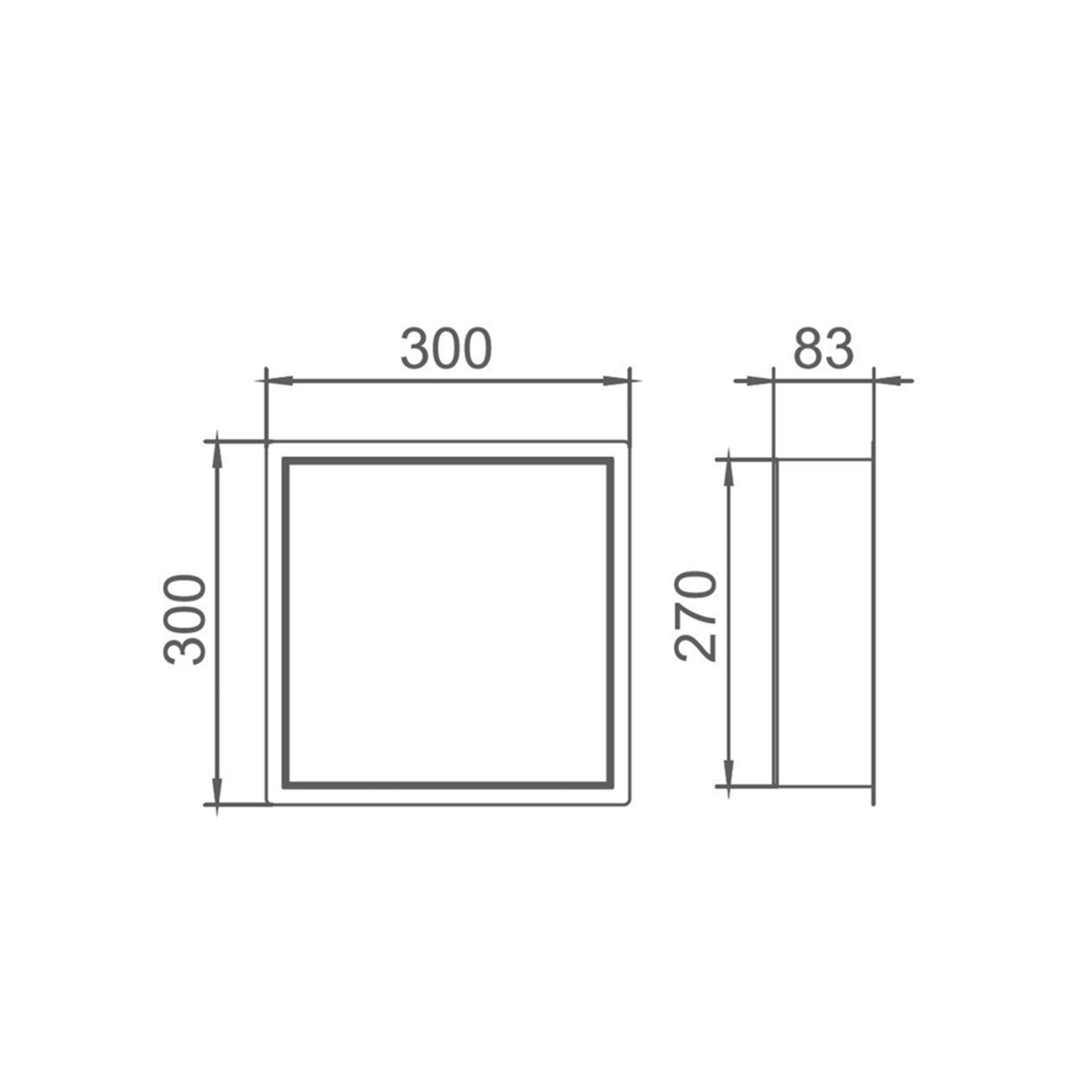 YOO Shower Niche Recessed