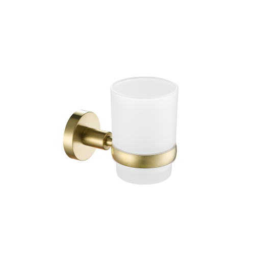 YOO Tumbler And Holder Brass