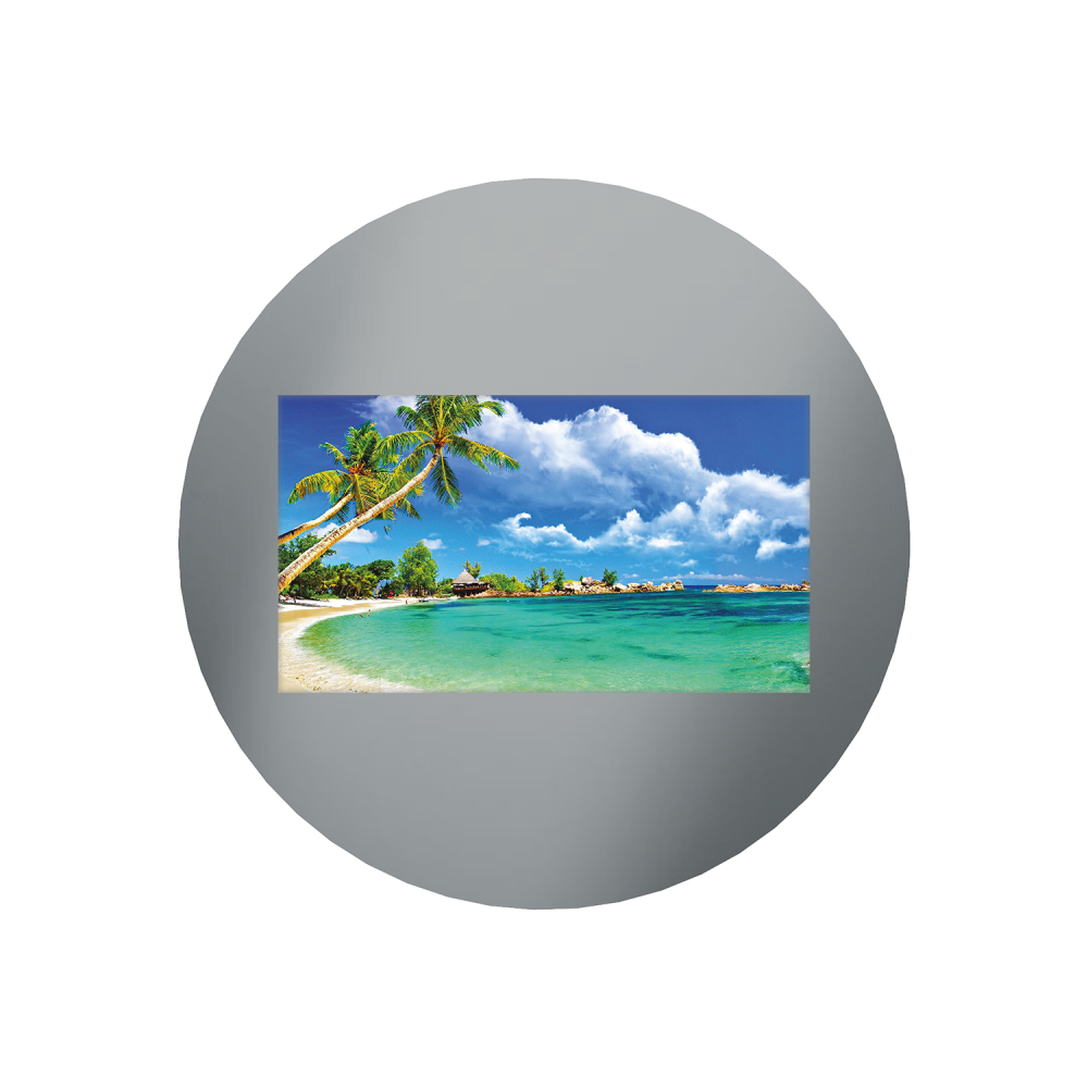 TV In A Box Round mirror