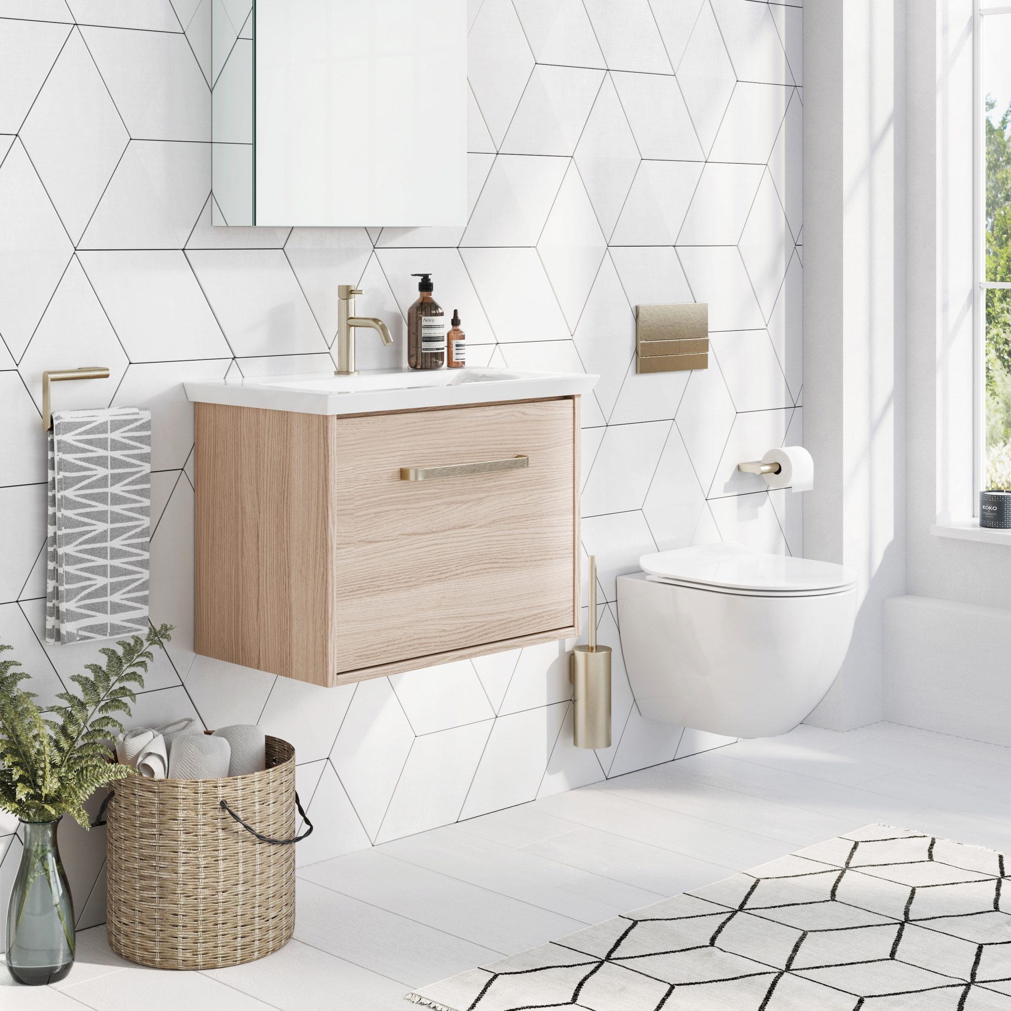 Crosswater Glide II Wall Hung Rimless Short Projection WC & Soft Close