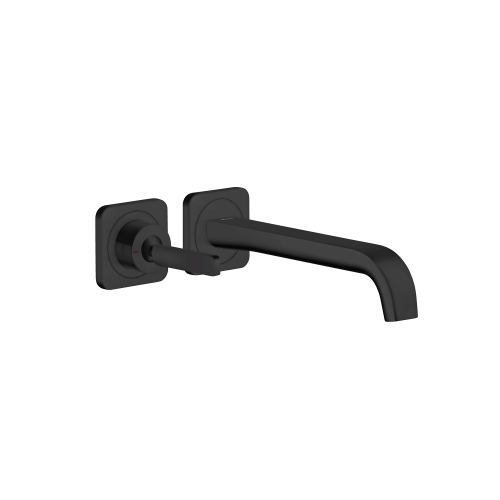 west one bathrooms AXOR Citterio E Single lever basin mixer wall mounted matt black